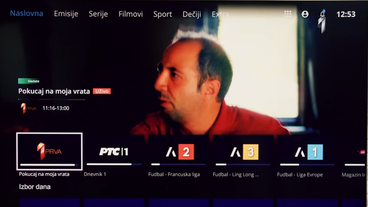 Přihlášení a domácí stránka