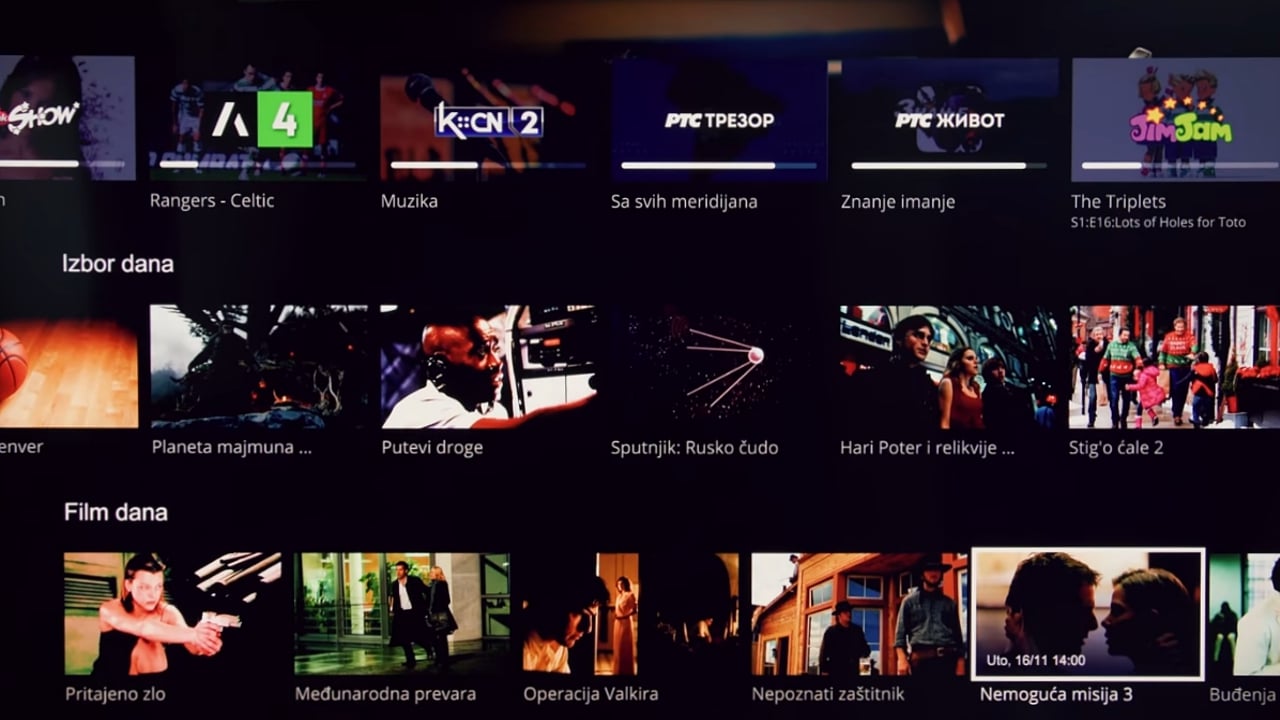 Přihlášení a domácí stránka