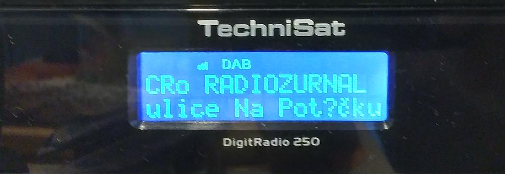Technisat DigitRadio 250 - čeština