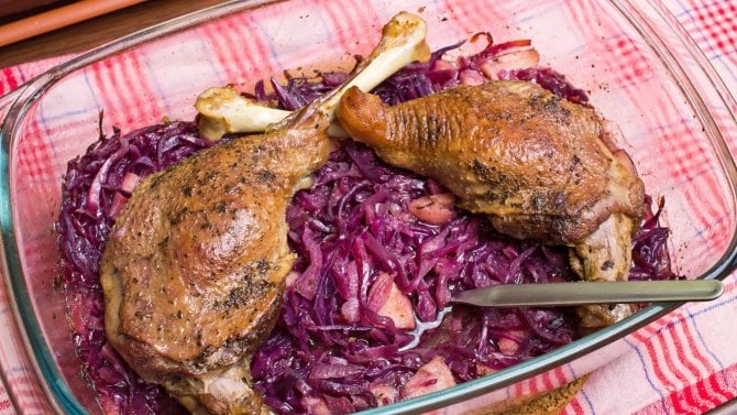 Červené zelí recept