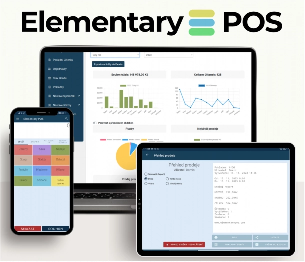 Pokladní systém Elementary POS.