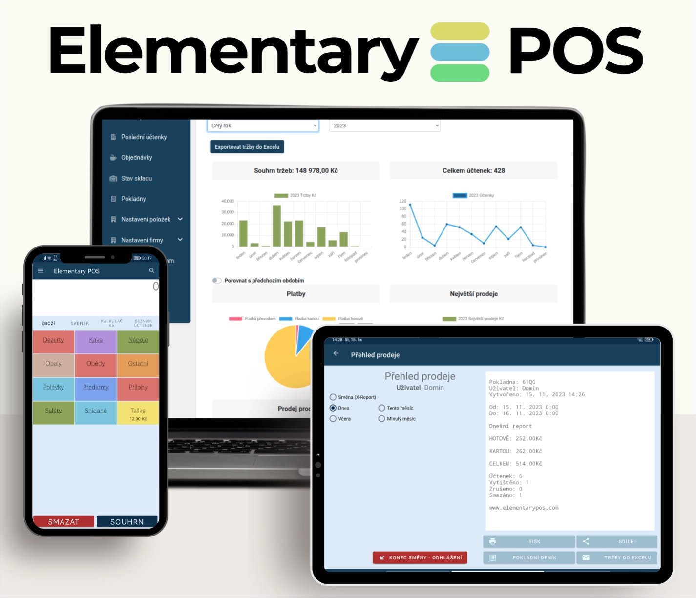 Pokladní systém Elementary POS.