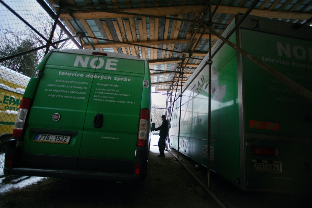 Studio křesťanské televize Noe v Ostravě