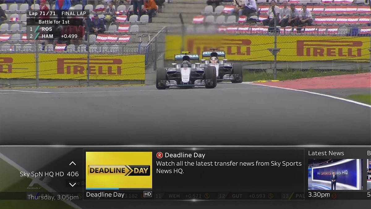 Ukázky živého vysílání