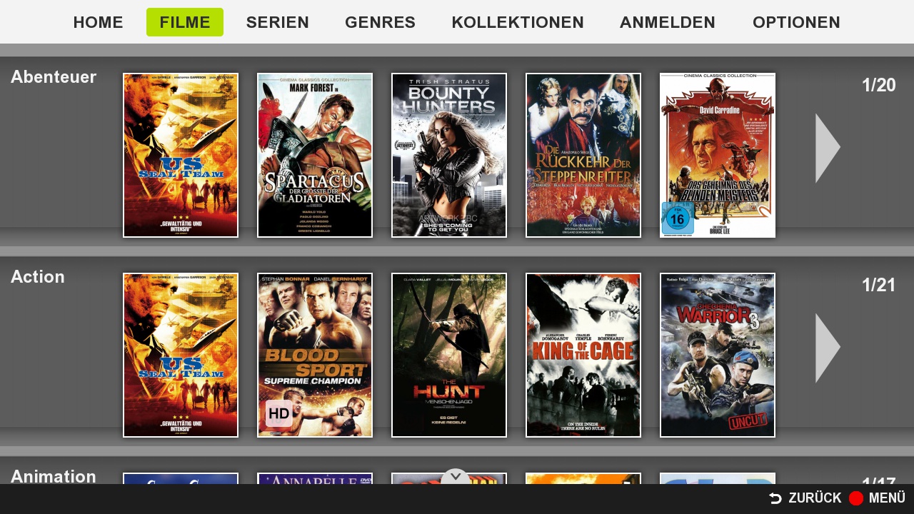 VOD služba Flimmit je nově k dispozici na satelitu Astra