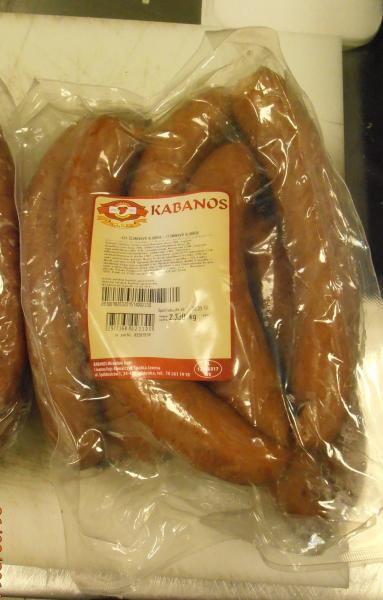 Česneková klobása - Výrobek obsahoval sóju v množství, které bylo značně vyšší než stopové. Spotřebitel tak byl uváděn v omyl označením: "výrobek může obsahovat stopy sóji a výrobků z ní". Země výroby: Polsko. Místo kontroly: BILLA, Jihlava