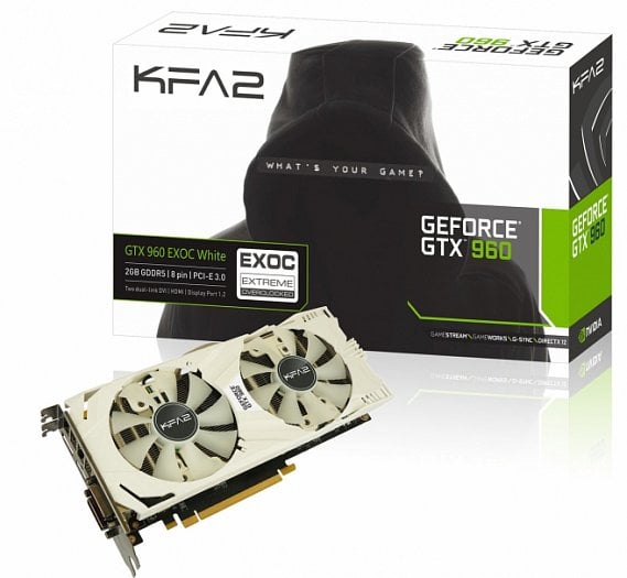 KFA2 GeForce GTX 960 EXOC White Edition