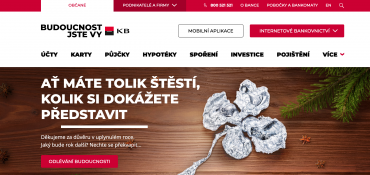 Vánoční přání 2019 od Komerční banky.