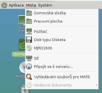 Komunitní verze Manjaro, prostředí MATE