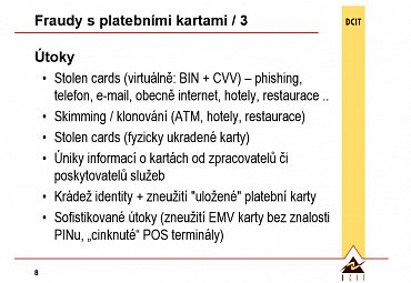 Nejčastější fraudy s platebními kartami