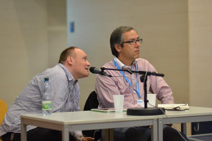 Zástupci 42Angels, zleva David Formánek, Karel Obluk