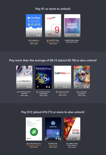 Balíček softwaru na Humble Bundle