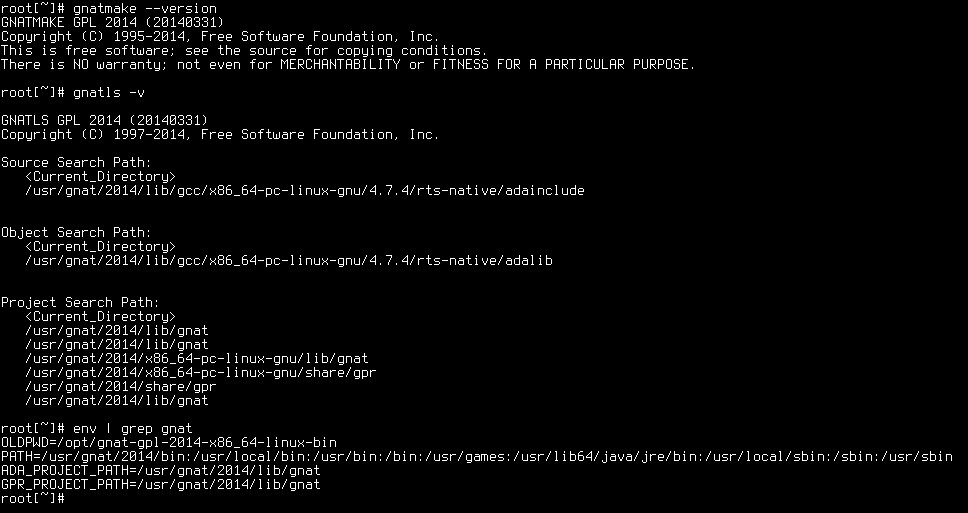 Instalace překladače Ada