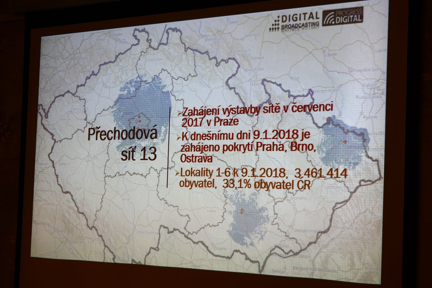 Prezentace Digital Broadcasting pro leden 2018