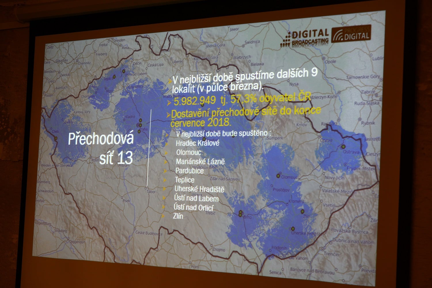 Prezentace Digital Broadcasting pro leden 2018