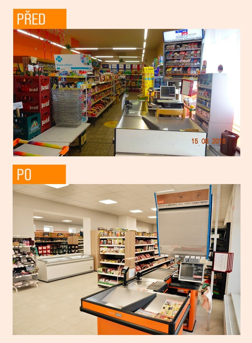 Prodejna COOP v Prosetíně prošla kompletní rekonstrukcí