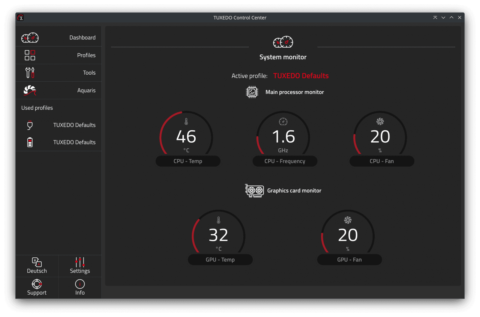 Tuxedo OS 2 - Stellaris 16