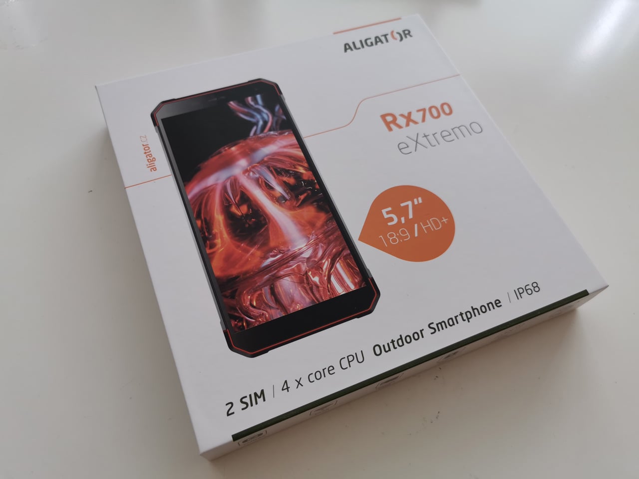 Český smartphone Aligator RX700 eXtremo