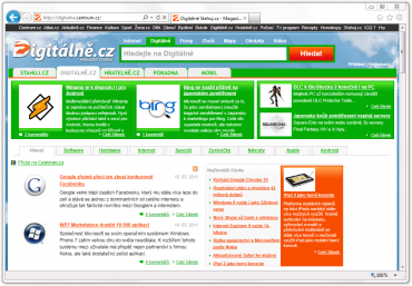<p>Digitálně v IE9</p>