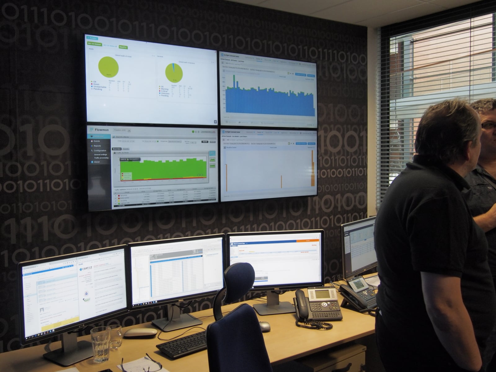 Na návštěvě v „Security Expert Center“ O₂ IT Services