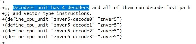 Zen 5 má stále 4 instrukční dekodéry