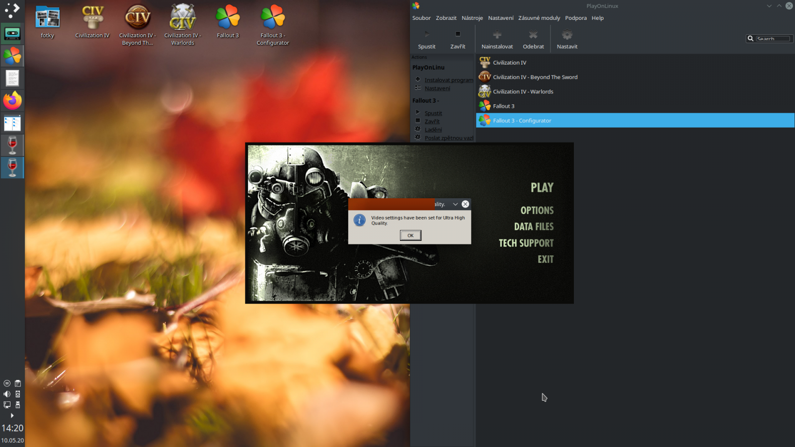 Staré hry na Linuxu (Wine, PlayonLinux)