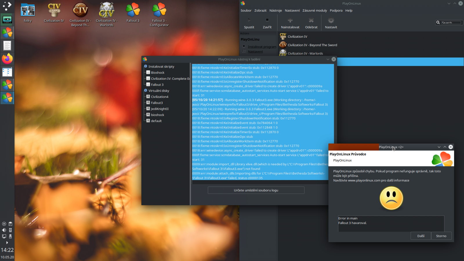 Staré hry na Linuxu (Wine, PlayonLinux)