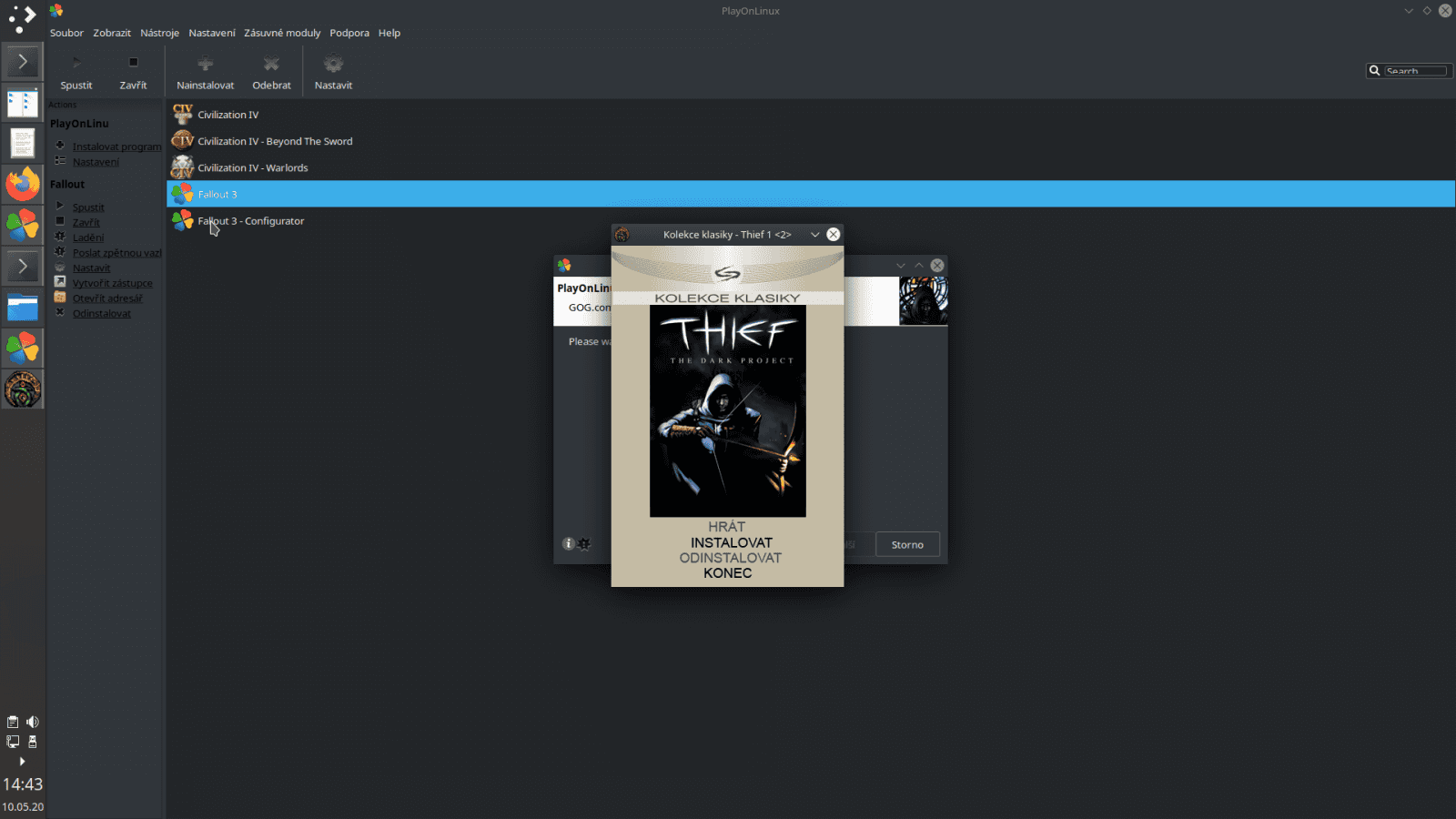 Staré hry na Linuxu (Wine, PlayonLinux)