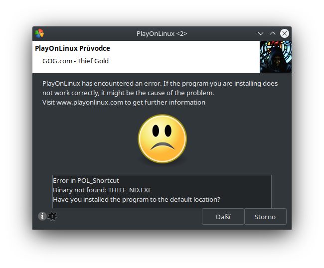 Staré hry na Linuxu (Wine, PlayonLinux)
