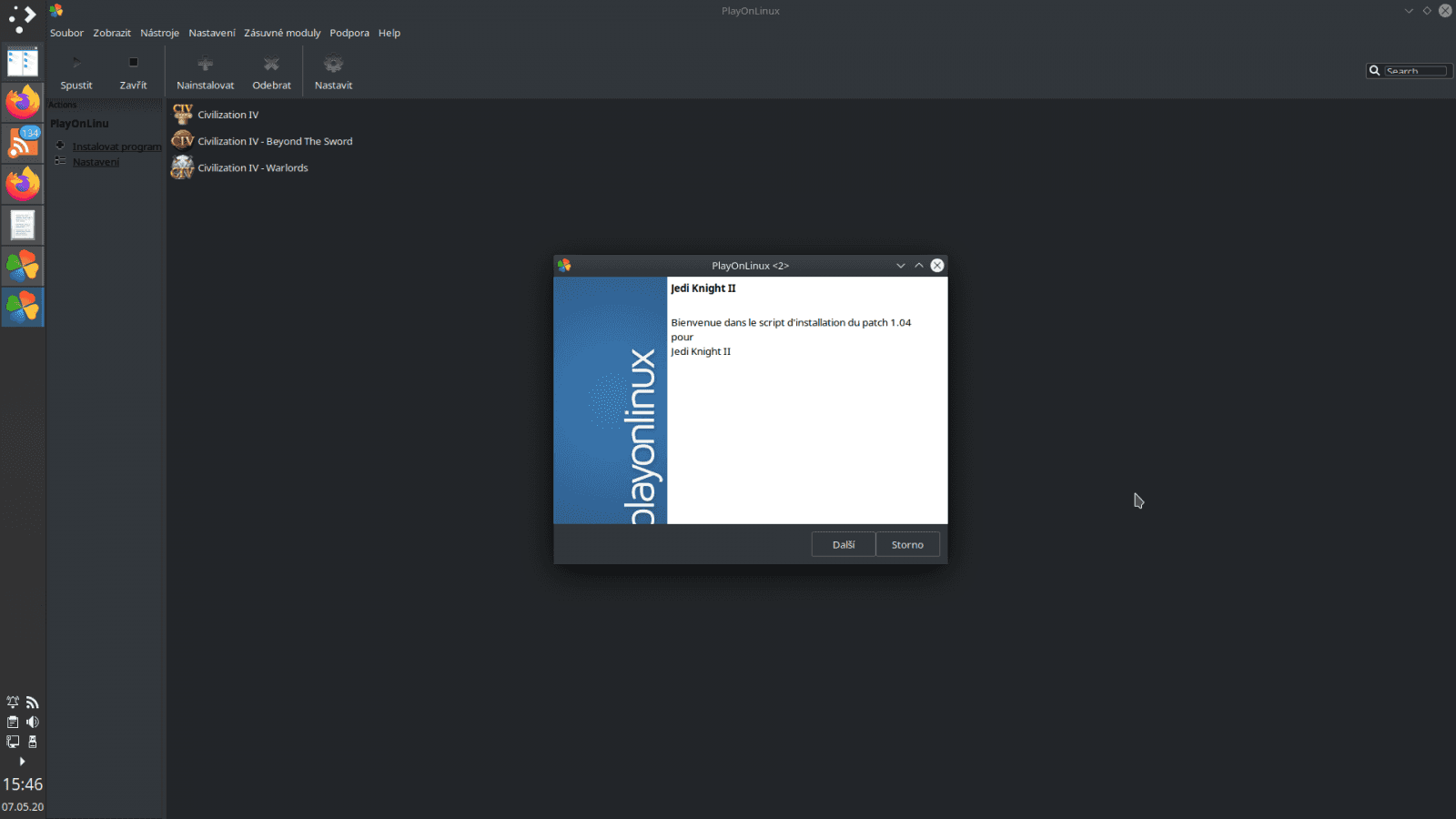 Staré hry na Linuxu (Wine, PlayonLinux)