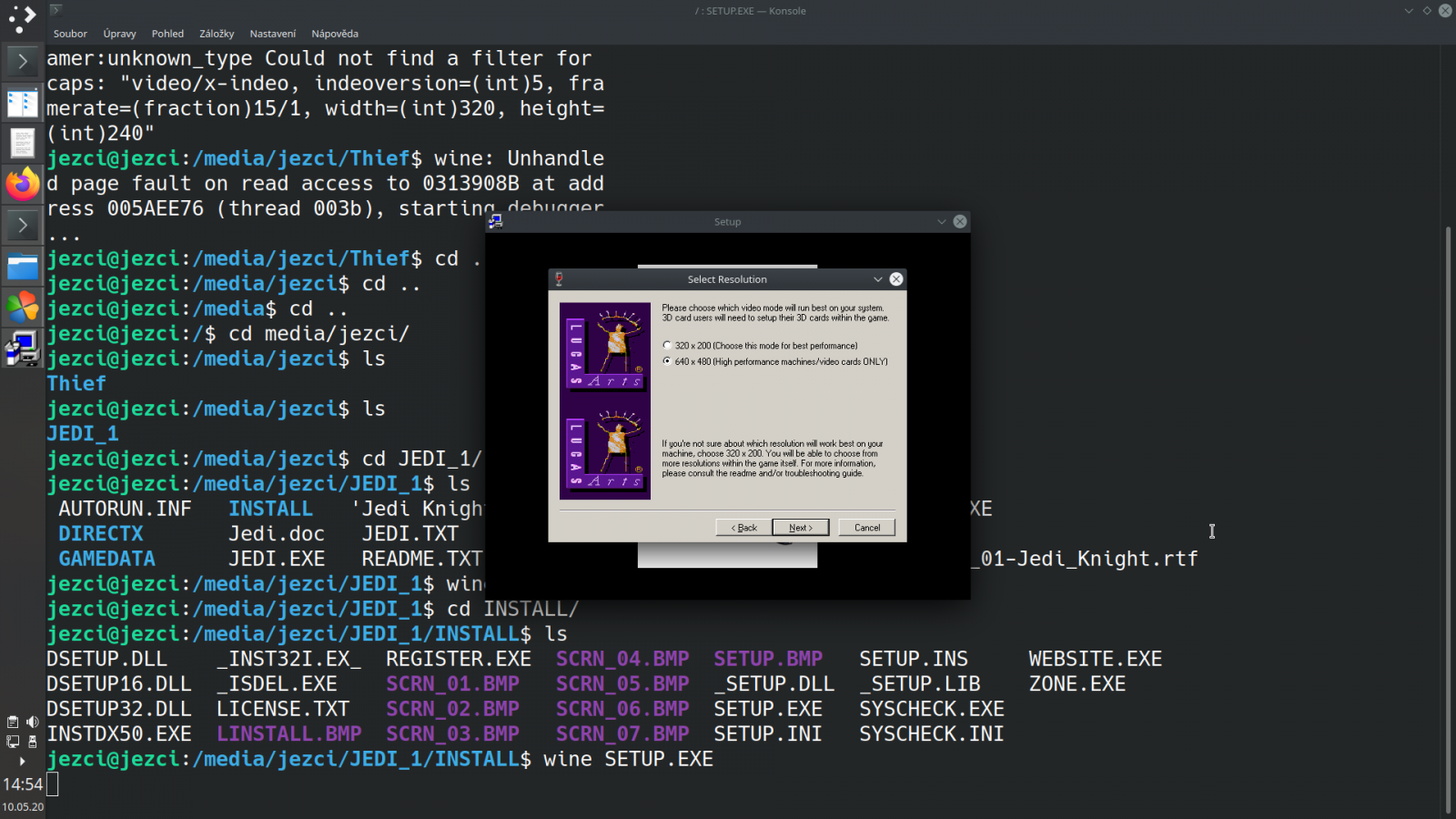 Staré hry na Linuxu (Wine, PlayonLinux)
