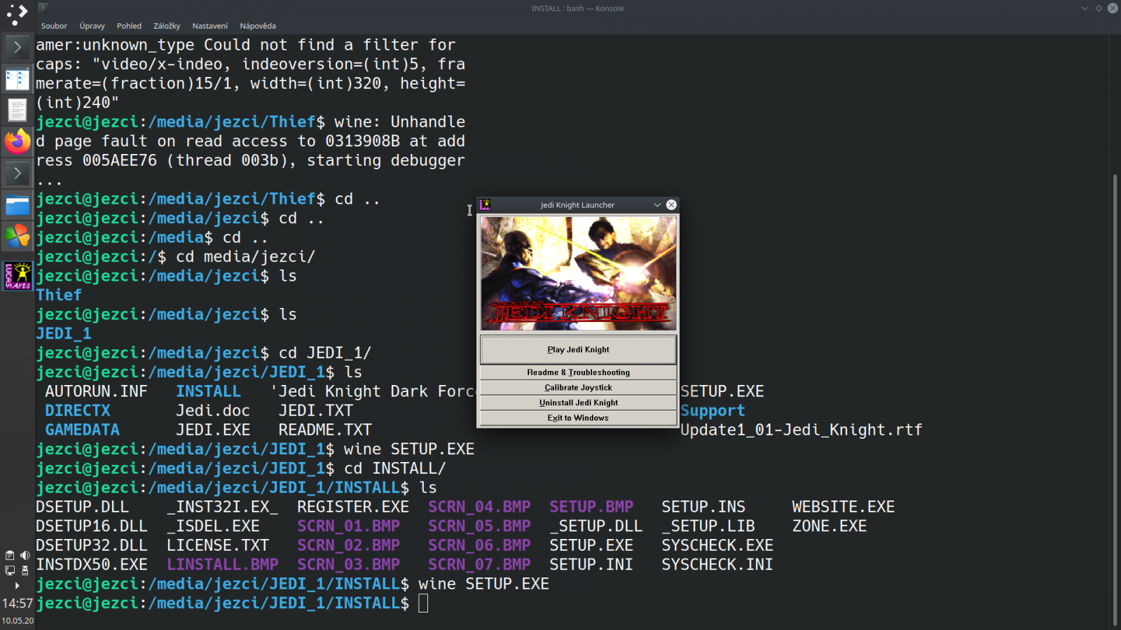 Staré hry na Linuxu (Wine, PlayonLinux)