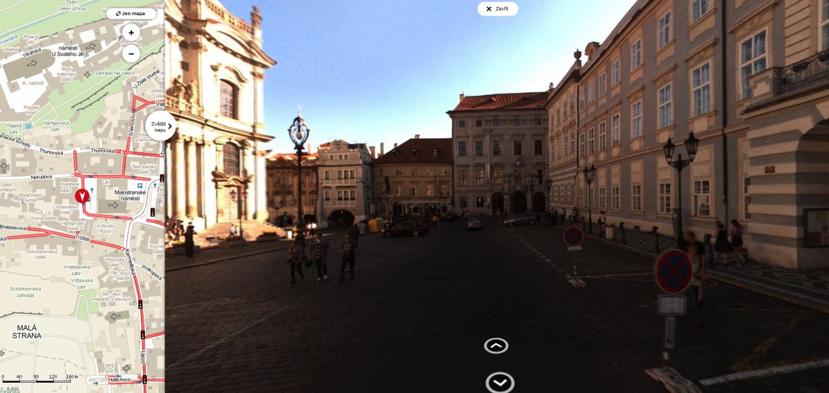 Fotografie jsou pořizovány každé tři metry.