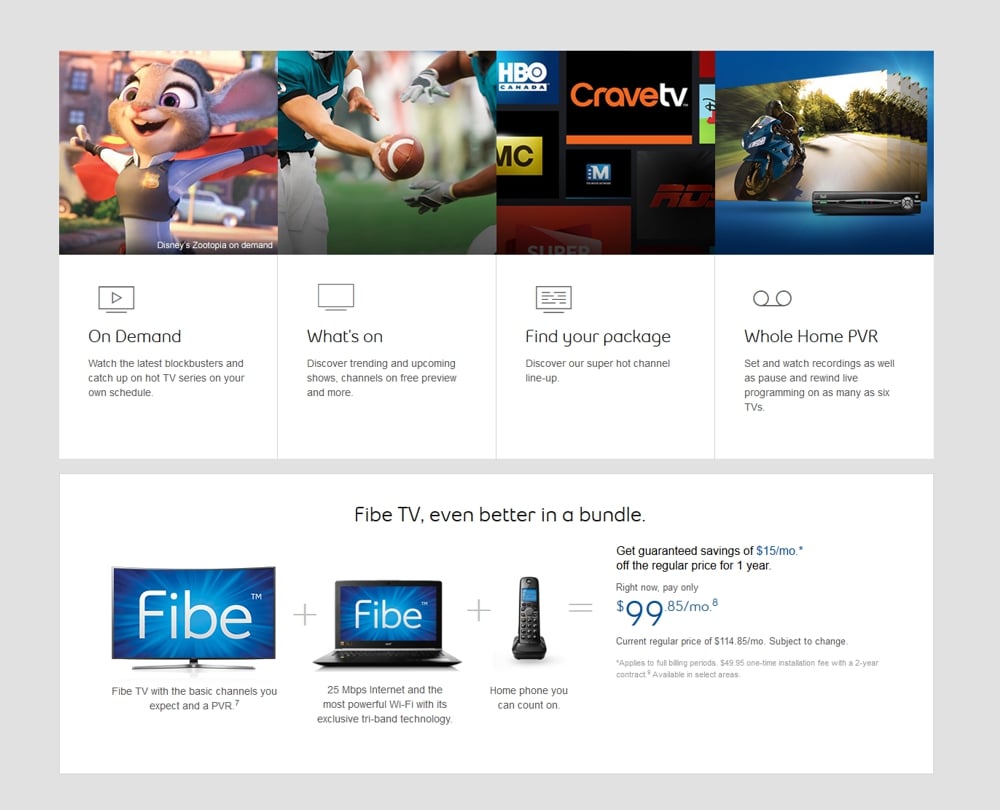 Představení služby Bell Fibe