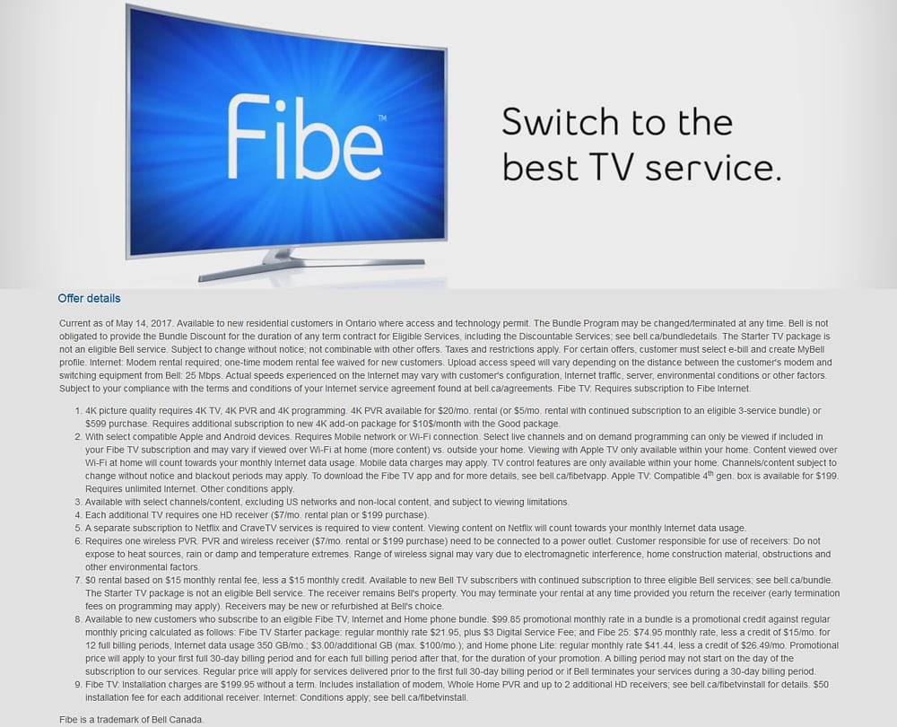 Představení služby Bell Fibe