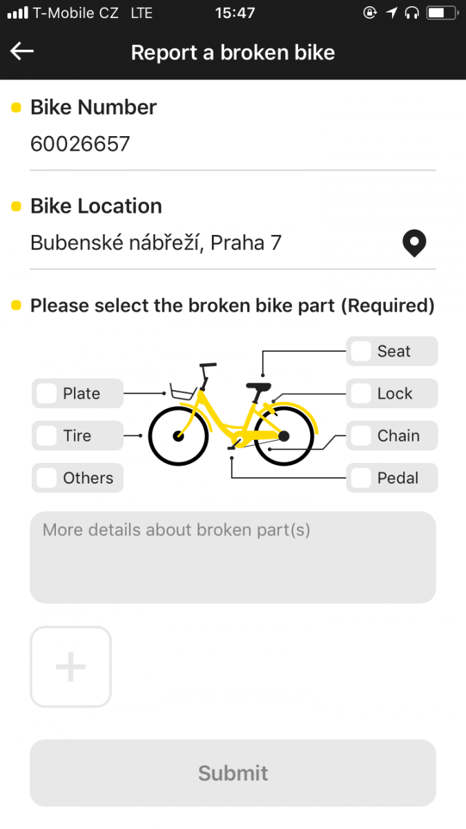 Čínská kola ofo startují v Praze