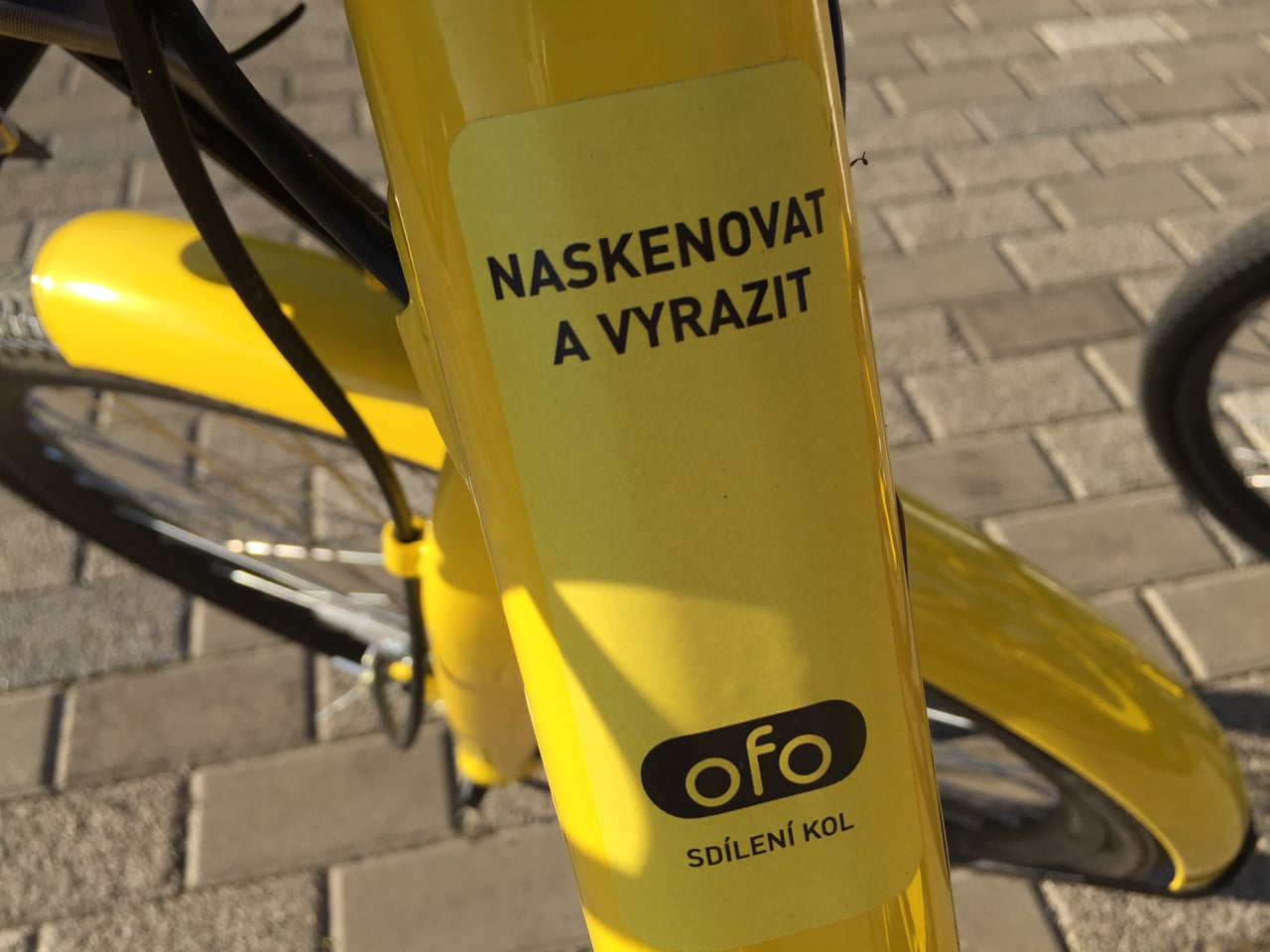 Čínská kola ofo startují v Praze