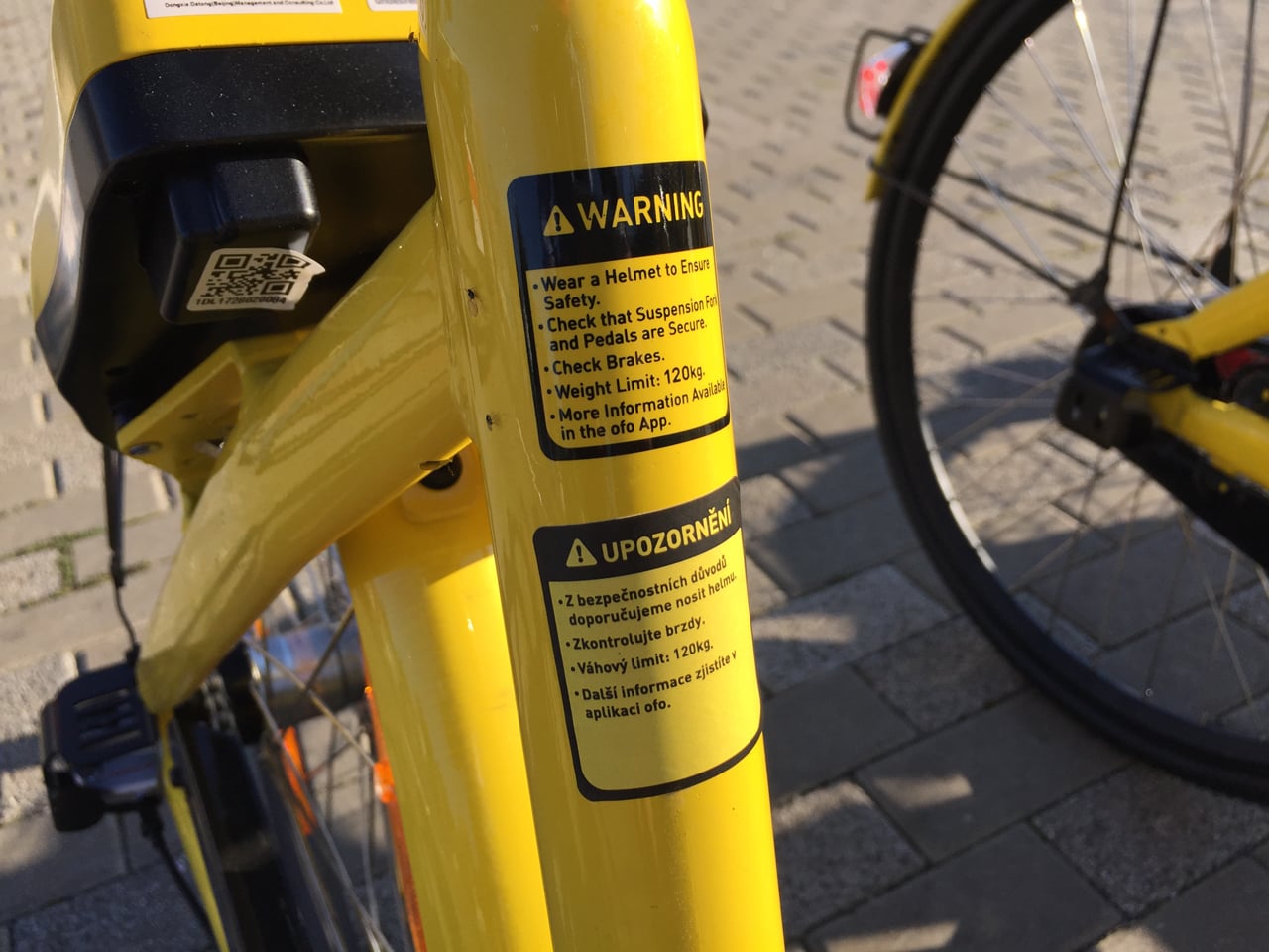 Čínská kola ofo startují v Praze