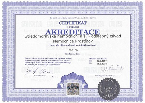 Certifikát 