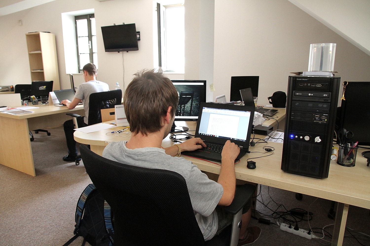 Na návštěvě studia, redakce a zázemí Sportu 5