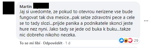 Obchodníci se na Facebooku radili, co bude dál
