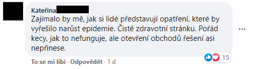 Obchodníci se na Facebooku radili, co bude dál