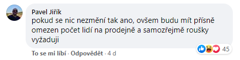 Obchodníci se na Facebooku radili, co bude dál