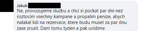 Obchodníci se na Facebooku radili, co bude dál