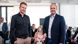 Zakladatelé Finvestoru Andrej Baráth a Marek Hric