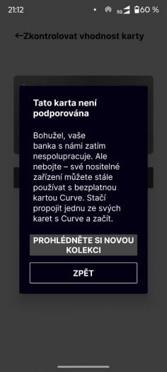 Autor: Dalibor Z. Chvátal Podle aplikace LAKS Pay jsou podporované karty Mastercard od Komerční banky. Kartu Visa mi aplikace zamítla. (20. 10. 2025)