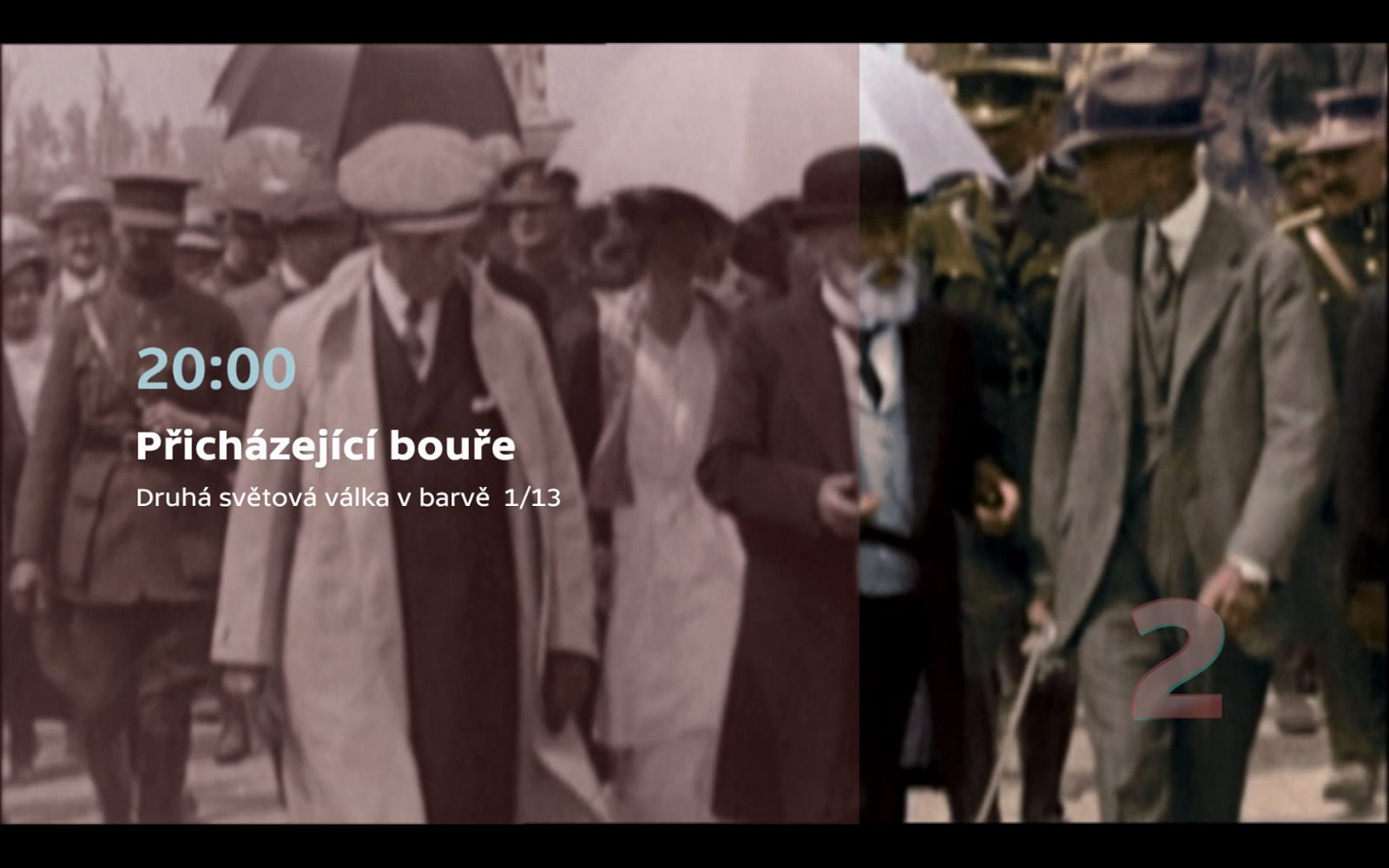 Nový vizuál Dvojky České televize - 31. srpna 2014