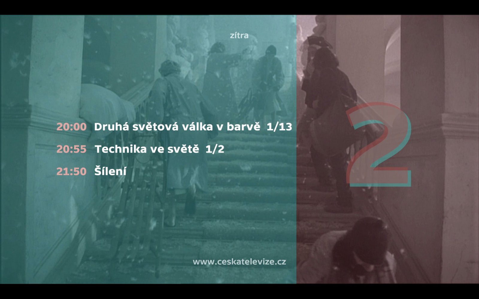 Nový vizuál Dvojky České televize - 31. srpna 2014