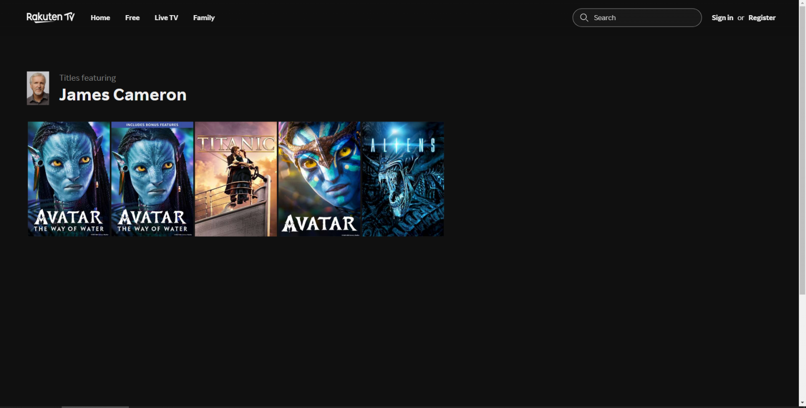 Rakuten - placené sekce 4K a Popular Movies