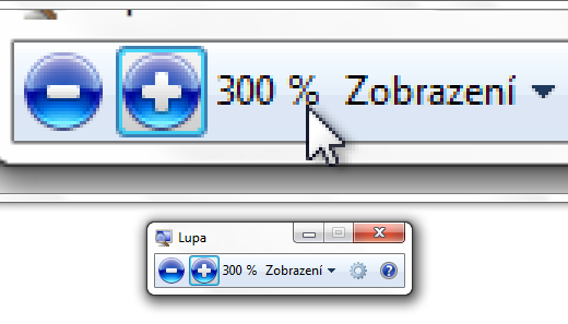 <p>Ukotvené zobrazení třeba pro prezentace či výuku</p>